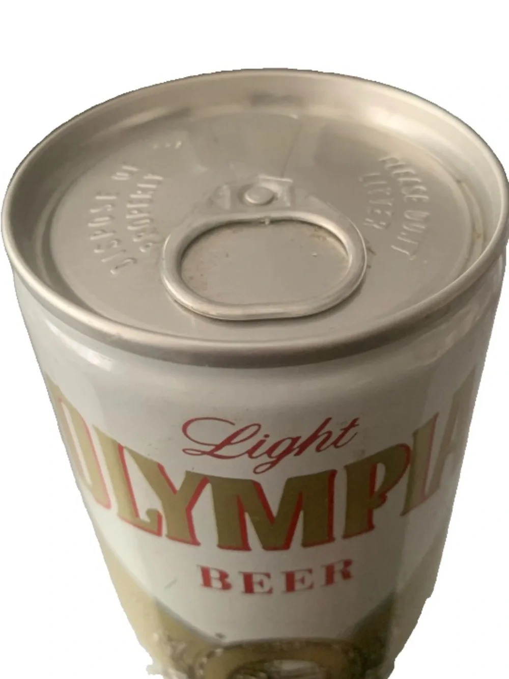 Vintage Beer Can Olympia Light Beer Pull Tab Empty Aluminum Can